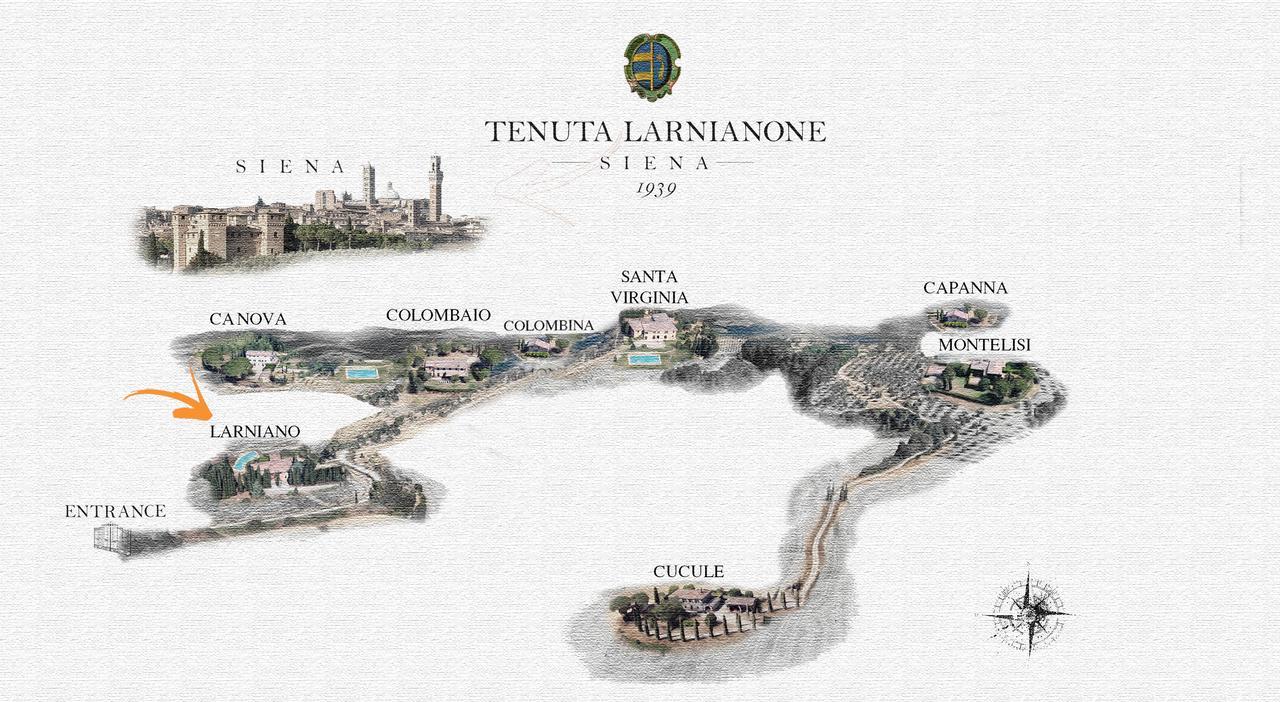 Villa Larniano 锡耶纳 外观 照片
